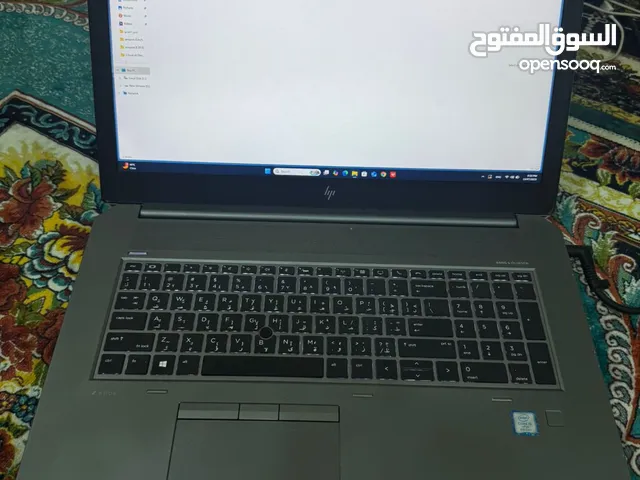HP Zbook 17 G5 مستخدمه نظيفه جداً