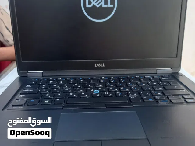 الجيل السابع. dell. الهارد 256.  ssd الرام 8. حجم الشاشة 14