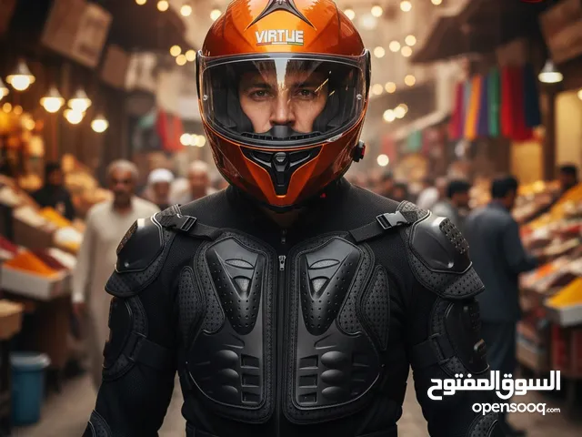 درع حماية لاصحاب الدراجات النارية وسترة وقاية من الحوادث المرورية أصلية قياس XL اكس لارج اقرأ الوصف