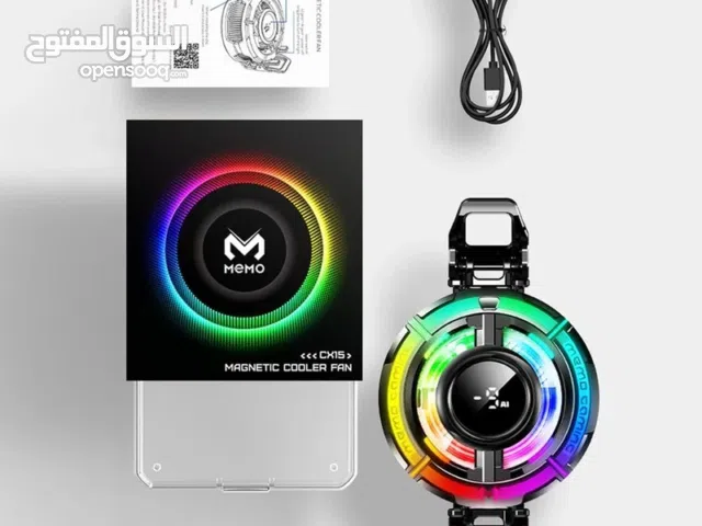 MEMO CX15 Magnetic Phone Cooler - RGB Lighting - مروحة تبريد مغناطيسية للهواتف