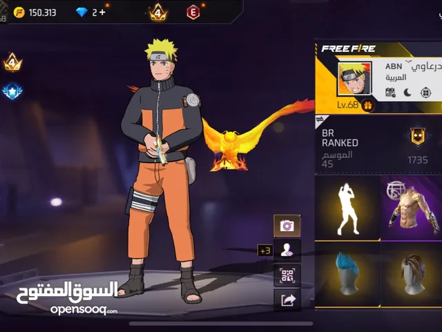Free Fire Accounts and Characters for Sale in Amman
