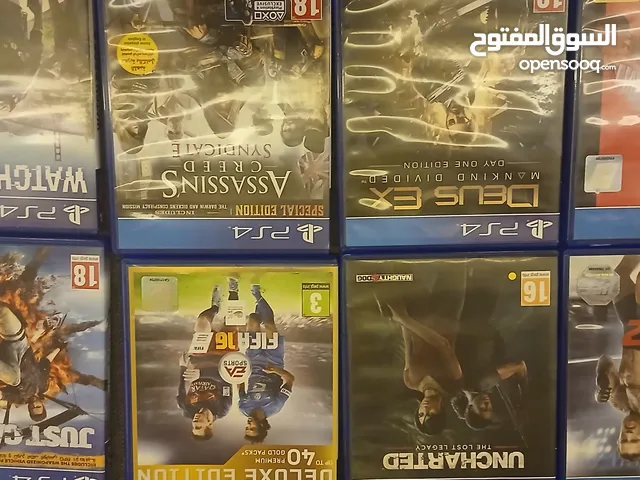 سيديات ps4 مستعمل اصلي