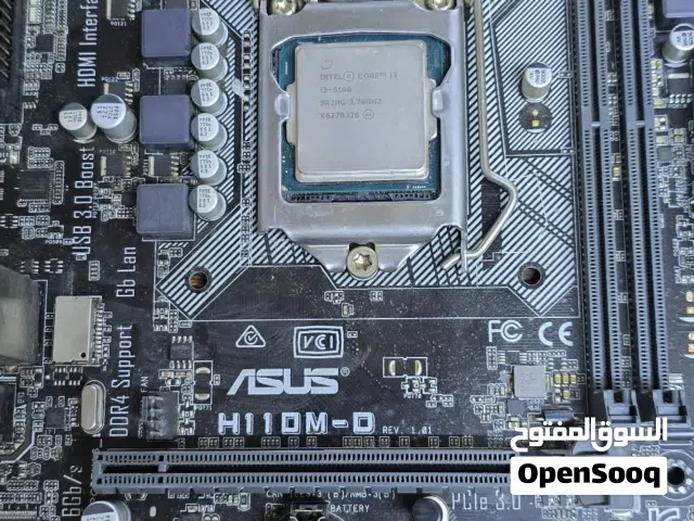 معالج و لوحة أم i3 6100-Asus H110