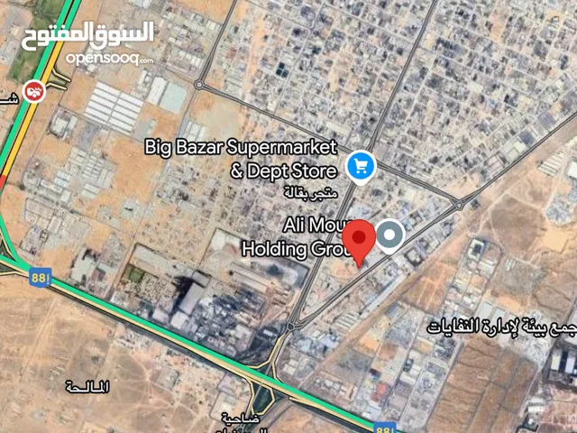 للبيع ارض صناعيه الصجعه 22،519 قدم خاليه شارع رئيسي 97 موقع مميز خاليه