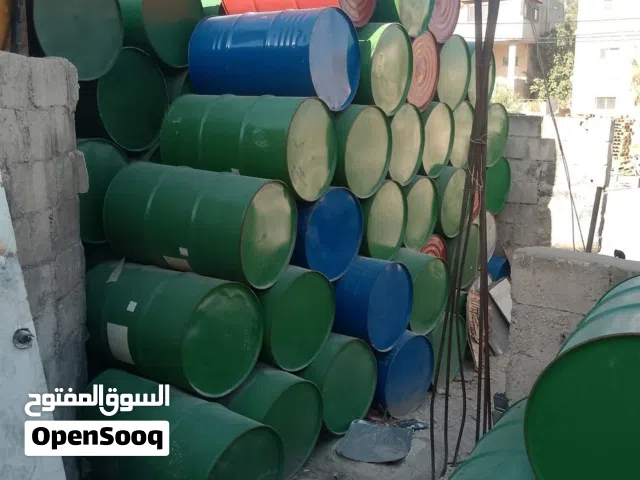 موجود براميل حديد وكاله 220 لتر سعر الكميات 4.25  عل حبه 5 ليرات