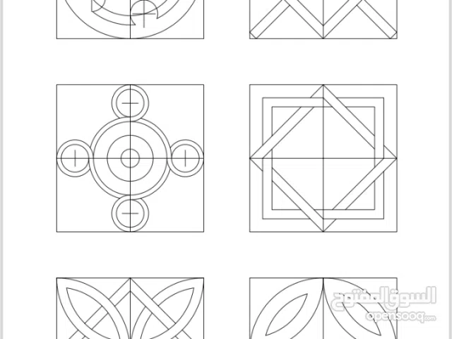 (عرض خاص ) لمدة ثلاث ايام رسم لوحات اوتوكاد بالقطعه