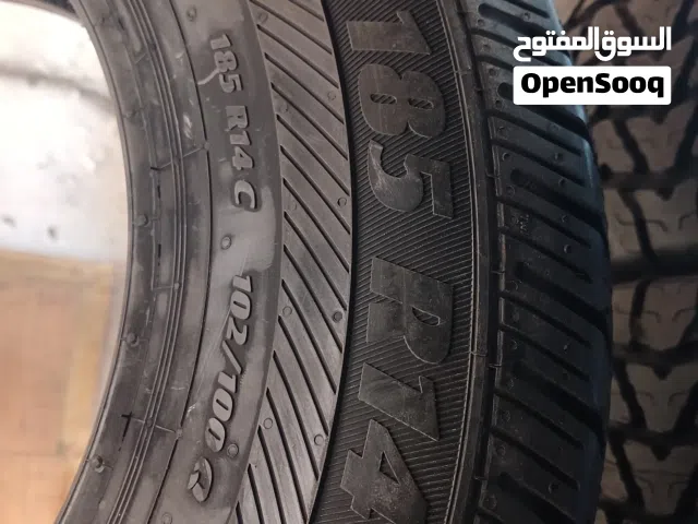 القياس طقم  14ار 185الماني  طقم زيرو عليهم عرض من اعلا المواصفات بالاطارات العالميه