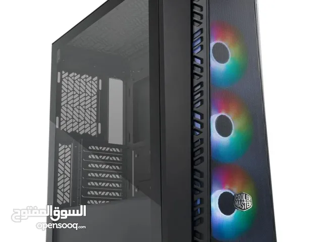 كيس كومبيوتر جيمنج فارغ مع 3 مراوح ملون COOLER MASTER MB 520 3X ARGB FANS MID TOWER GAMING CASE