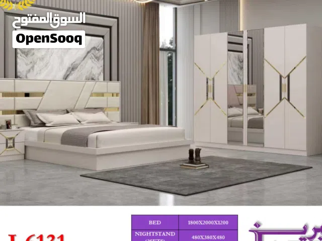 BEDROOM SET WITH MATTRESS WITH FITTING/غرف نوم مل سباع قطع مع دوشج مع ترکیب مجاني