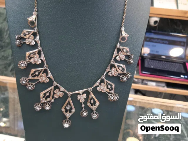 طوق انتيك قديم فاخر جدا ذهب و الماس