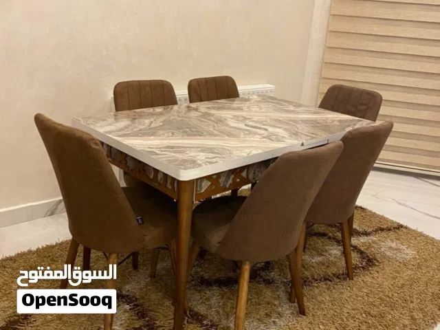 اطقم طاولات سفرة مع كراسي موديل تركي نخب اول