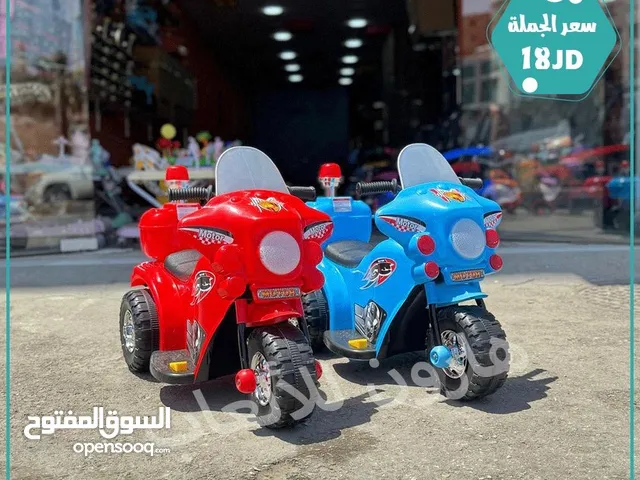 دراجة شرطة مع اصوات شرطة وانارة شرطة شحن 6 فولت مميزة