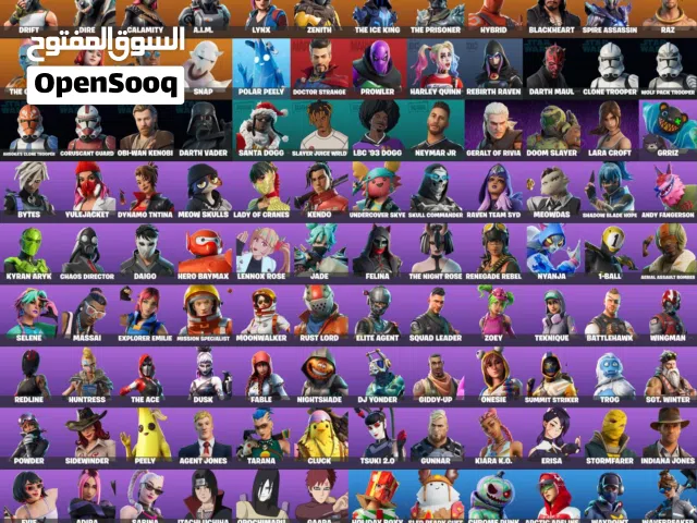 للبيع حساب فورت نايت نادر (الوصف)