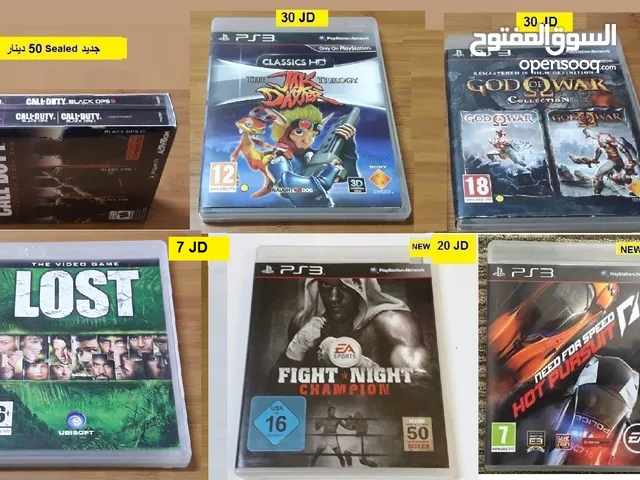 سيديات بلايستيشن 3 متوفر اكبر تشكيلة بالسوق PLAYSTATION 3 GAMES