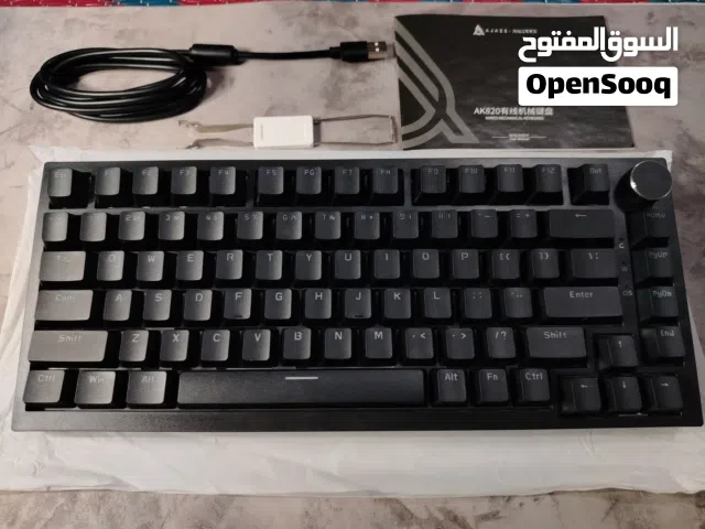 كيبورد ajazz Ak820 black بسعر مناسب جداً و جديد