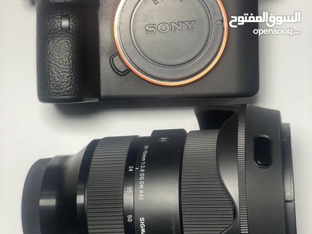 كاميرا  مستعمل نظيف جدا سوني A7 iii مع عدسة 24-70