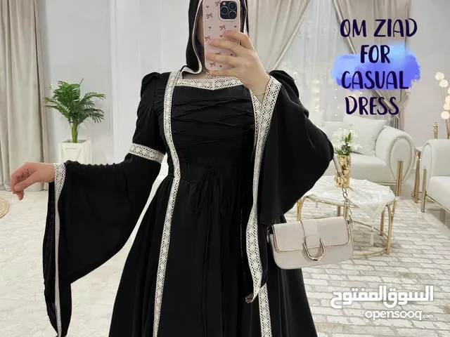 يلا الرهابه دي فستان فخم الموديل شيفون مطعم جوبير مع طاقيه و كم مروحه مطعم جوبير رباط