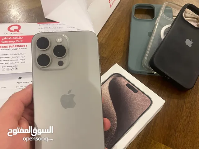 IPHONE 15 PRO MAX مستعمل 4 اشهر