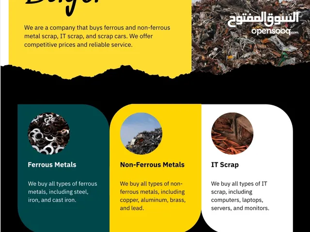 We buy all kind of scrap