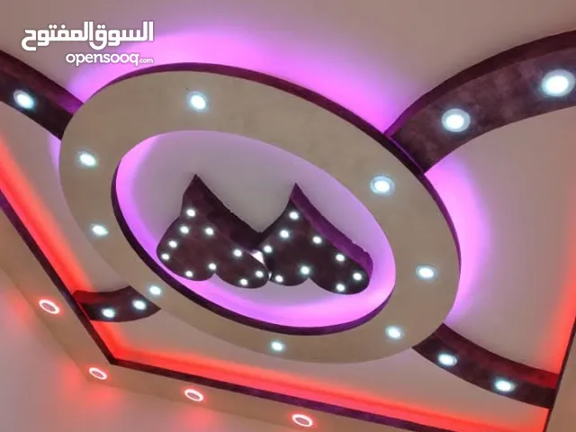 ديكورات دهان وجبسن بورد وبديل الرخام والخشب وشيبورد وفورسيلنج وPVC بسعر مناسب.