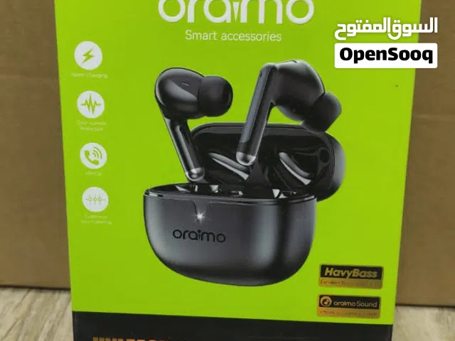 Oraimo FreePods Neo – 50 ساعة تشغيل  HeavyBass قوي  ENC لمكالمات نقية  تحكم كامل بالتطبيق