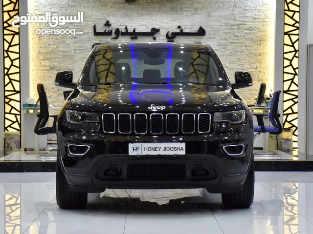 Jeep Grand Cherokee Laredo 4x4 ( 2018 Model ) in Black Color GCC Specs  mileage  of 86,000 Km