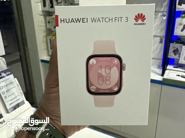 Huawei Watch Fit 3 – Pink With Huawei Scale 3