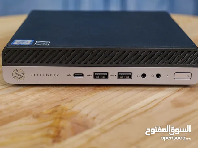 كيس اچ پي صغير وارد اوربي HP Elitedesk 800 G4 DM Windows 11 جاهز للعمل فوراً