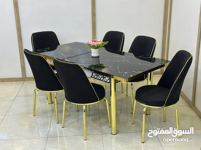 ميز طعام سلايت جام يتكبر ويصغر 6كراسي