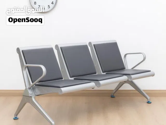 كنب استيل كراسي انتظار مقاعد استقبال مقاعد المطار كنب مطار Steel sofas waiting chairs reception set