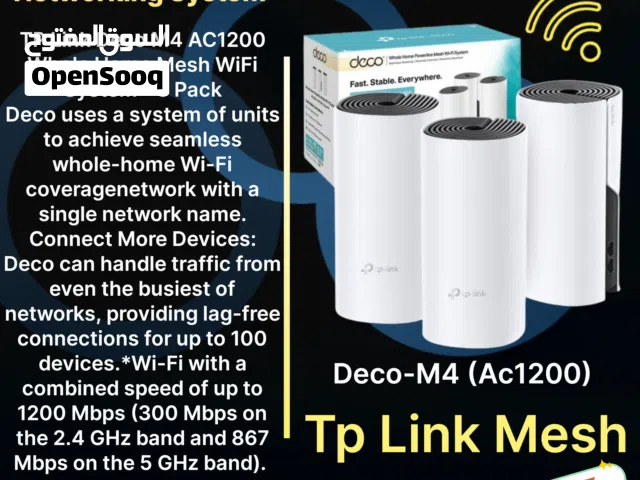Tplink Deco M4 mesh system!!