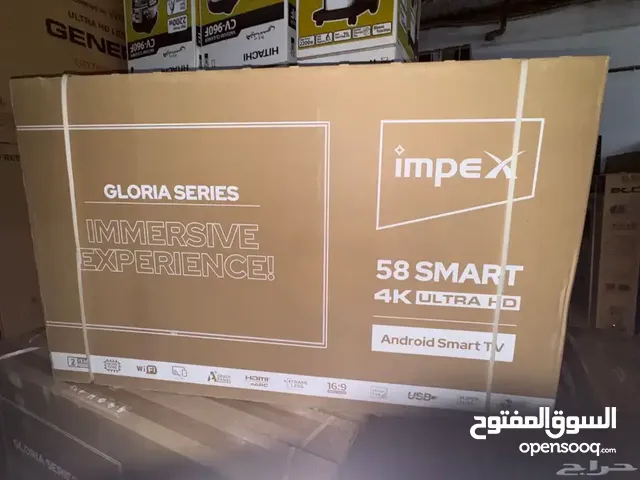شاشة امبكس 58 بوصه نظام اندرويد 14 سعر الجمله
