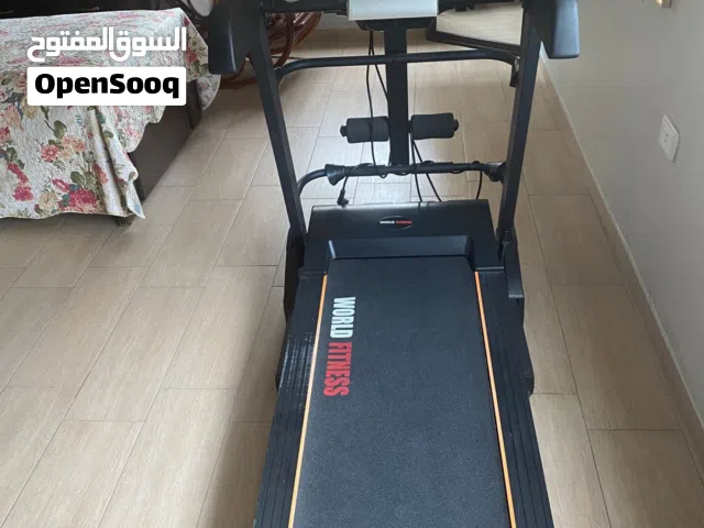 تريدميل مشاية كهربائية World Fitness شبه جديدة بحالة ممتازة