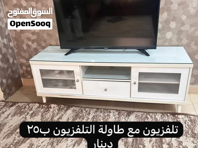 تلفزيون samsung مع طاولته