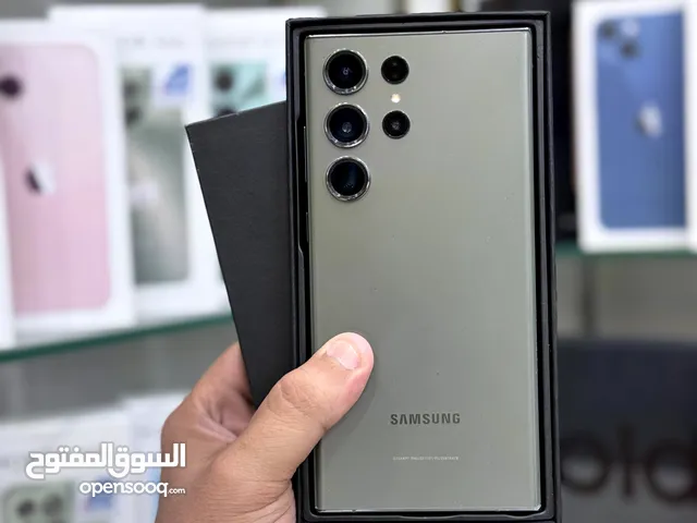 عرض خاص  : Samsung S23 ultra  256gb هواتف بحالة الوكالة بدون شموخ أو مشاكل مع ضمان و ملحقات بأقل سعر