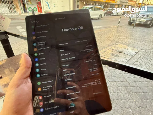 Huawei ipad 8/128 gb storage cash on delivery all uae