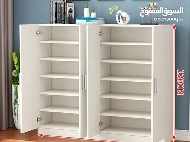 خزائن احذيه طاولات وسط خشب ودهان طاولات احذيه قياس 140عرض ارتفاع 90 غمق 40 جميع الوان والمقاسات حسب