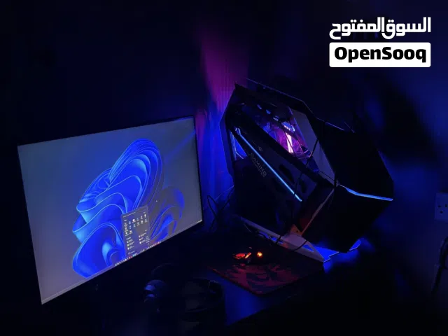بي سي قوي 5070من اسس وعليه معالج i7 جيل 14 ورامات 32 ومبرد مائي والماذر بورد واي فاي