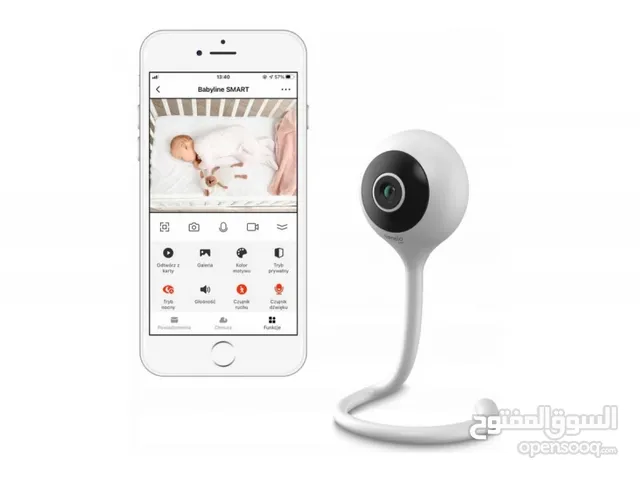 الاصليه الاستراليه كاميرا بيبي للرضيع ماركه اوروبيه  قياس درجه حرارة المكان وتسجيل الصوت بالاتجاهين