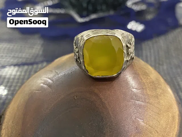 خاتم بعقيق الاصفر
