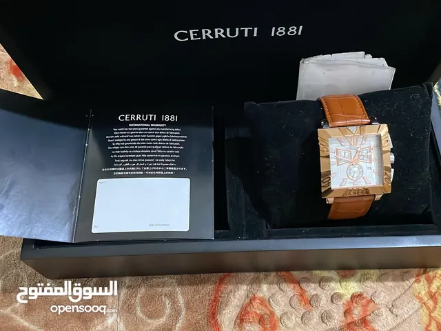ساعه شروتي جديده معا البوكس New Cerruti watch with box