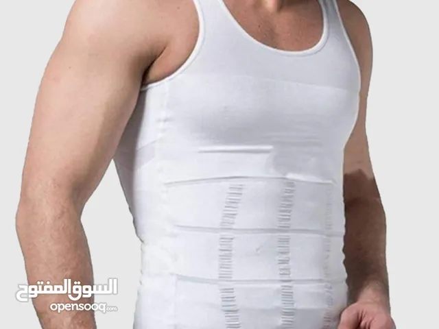 مشد جسم رجالي بلون الابيض ولاسود