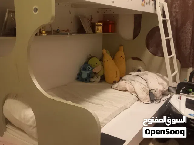 سرير بطبقين مع درج تخزين  من عمر 5 سنوات الى 18 سنه