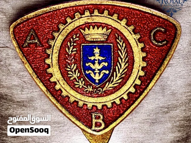 شارة نادي السيارات بنغازي فترة الاحتلال الايطالي في ليبيا