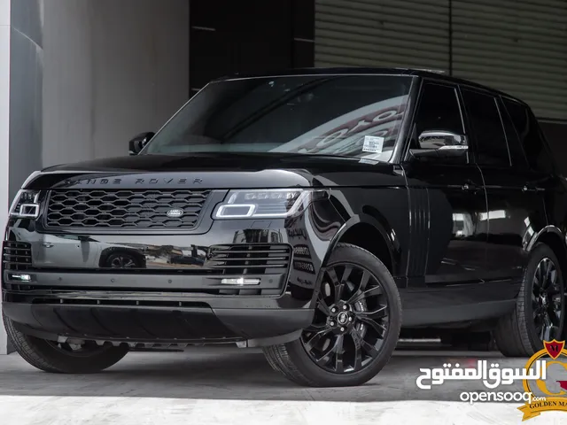 Range Rover Vogue 2021 Autobiography Black package السيارة وارد الماني و قطعت مسافة 33,000