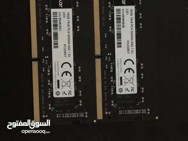 Lexar 32GB Kit (2x16GB) DDR4 3200MHz Laptop RAM” (Standard & Effective)