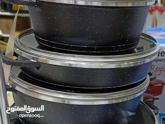 أواني من الجرانيت جودتهن ممتازه و ثقيله أصليه 100% الكرتون يحتوي ع عدد نفس إلي في صوره و السعر ممتاز