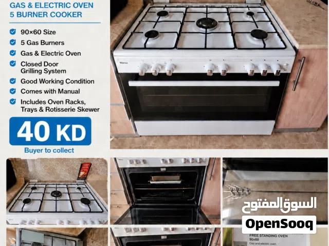 Wansa 90×60 Free Standing Oven / Cooker