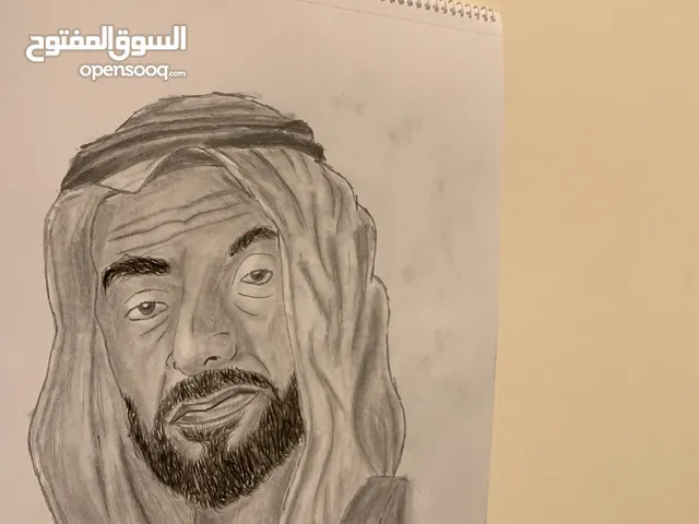 رسمة الشيخ زايد الله يرحمه