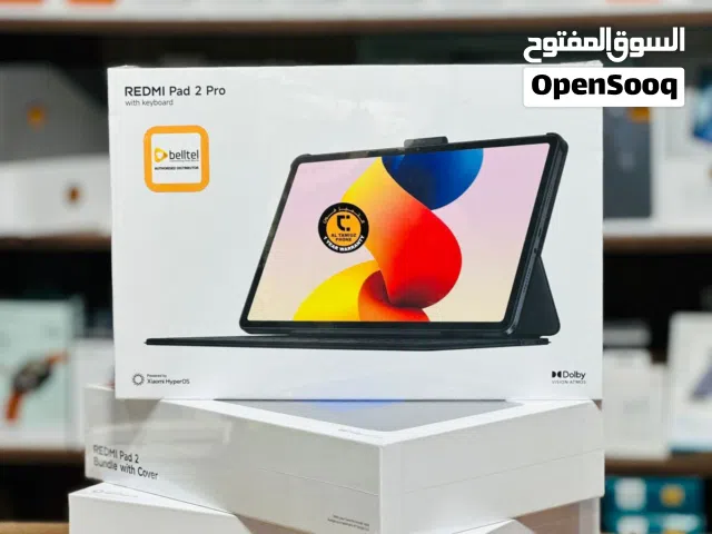 ريدمي باد 2 برو ، ذاكرة 256GB رام 8 الشاشة 12.1 انش مع كفر كيبورد